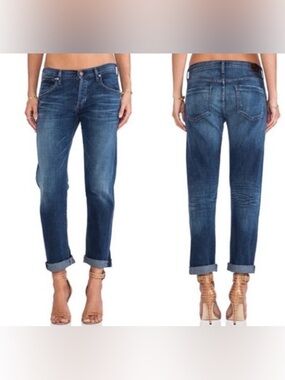 Citizens of Humanity Dark Blue Dylan Boyfriend Jeans Size 26